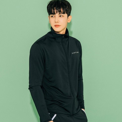 헤링본 남성용 원더 집업 래쉬가드 상의 RC903