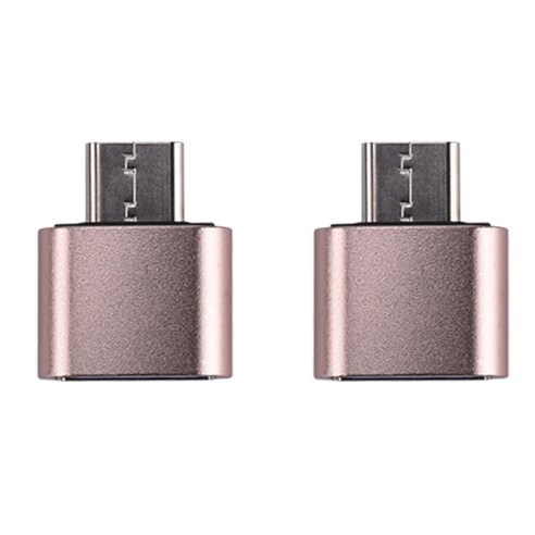 칼론 USB 3.0 미니 C타입 OTG젠더 KR-MCOTG, 핑크골드, 2개