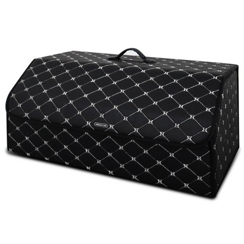 어반카 스티치 차량용 다용도 수납함, 블랙 + 화이트