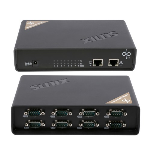 넥스트 이더넷 8포트 RS232 시리얼 컨버터, SUNIX DPAS08H-00