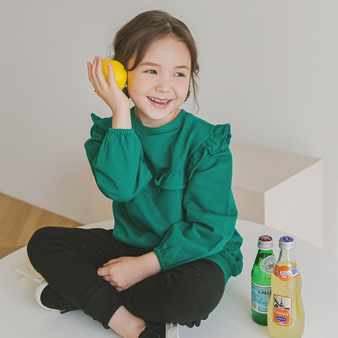 릴리푸리 여아용 가든 롱 맨투맨