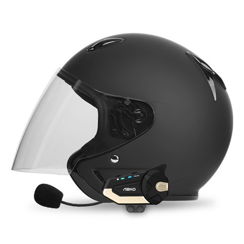 오토바이 바이크 라이더를 위한 안전과 편의성을 향상시키는 앱코 Tplex 카메라형 블랙박스 헬멧 블루투스 헤드셋
