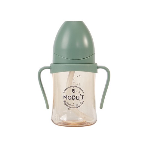 모두아이 PPSU 프리미엄 Sippy 빨대컵 200ml, 민트, 1개
