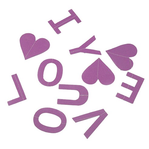 마켓감성 LOVE 세로 가랜드 6p, 타입6