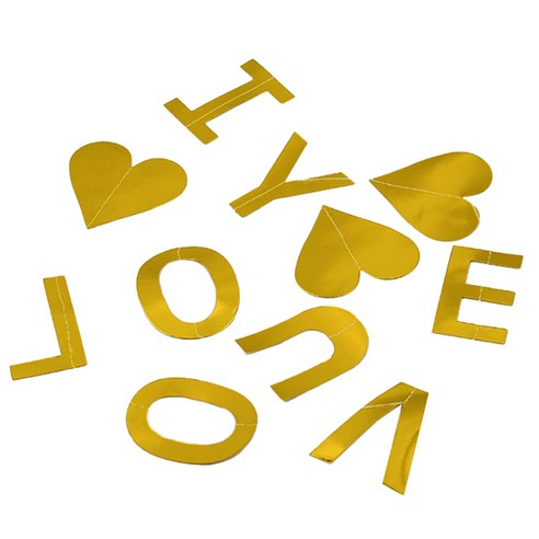 마켓감성 LOVE 세로 가랜드 6p, 타입2