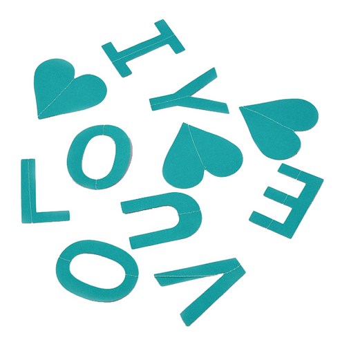 마켓감성 LOVE 세로 가랜드 6p, 타입7