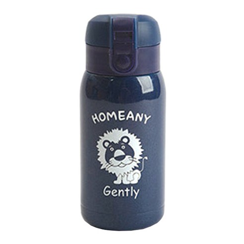 홈애니 원터치 보온보냉병, 네이비, 200ml