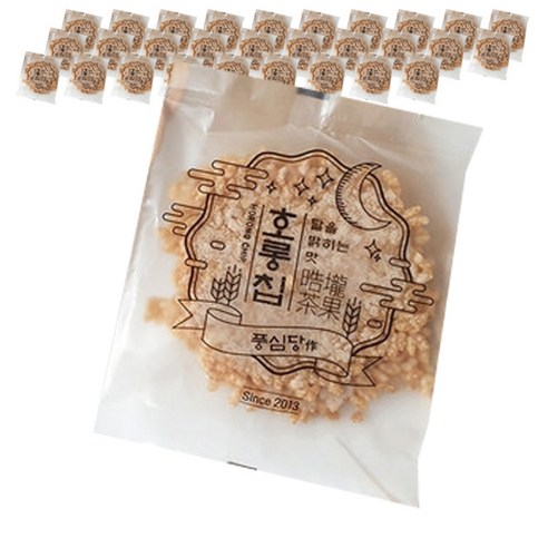 풍심당 현미 누룽지 호롱칩, 30개, 17g