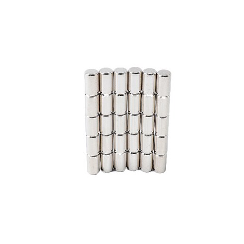 페인트인포 초강력 네오디움 원형자석 지름 6mm x 두께 10mm, 실버, 30개