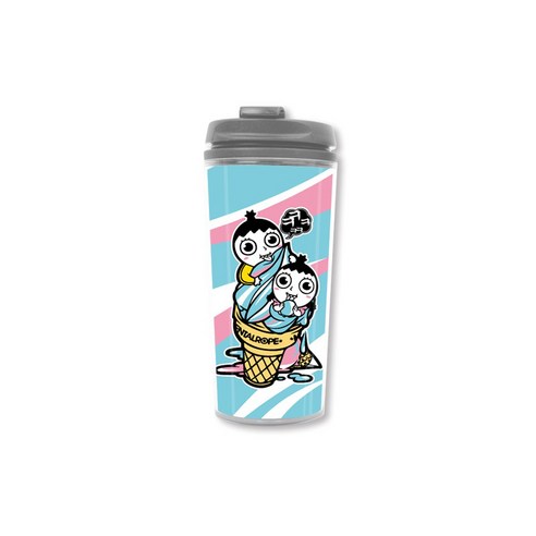 웹툰샵 텀블러 놓지마정신줄, 01 아이스크림, 500ml