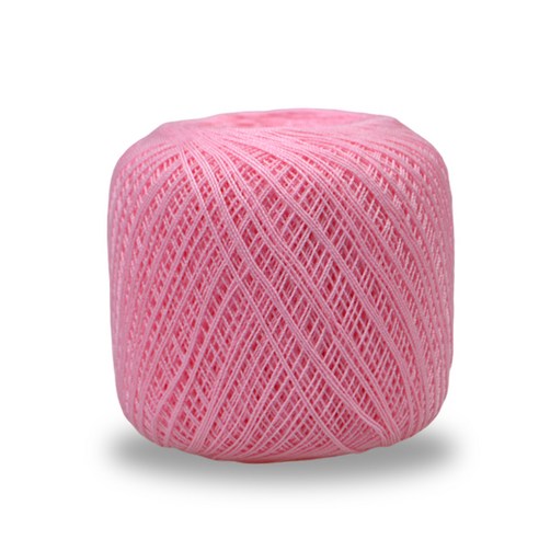 미소털실 파이스타 레이스 뜨개실 50g, 503 프레쉬핑크