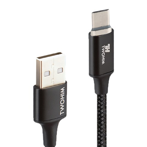 투힘 마그네틱 USB 고속 충전 케이블 C타입, 혼합색상, 1개