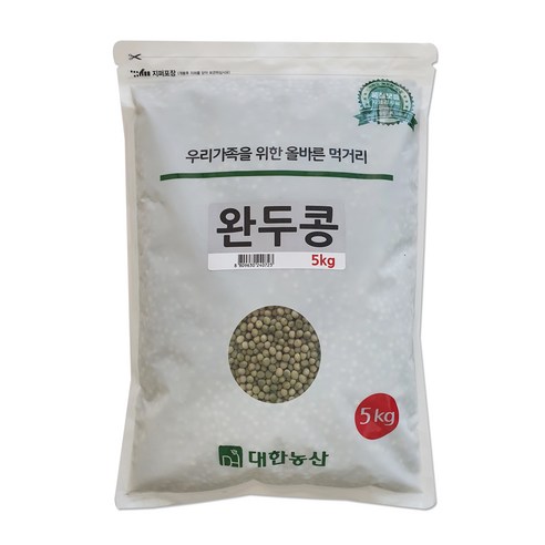 대한농산 완두콩, 2kg, 3개