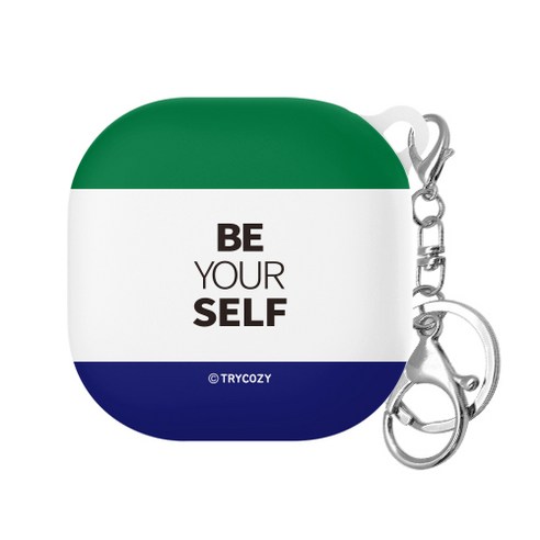 트라이코지 삼색타이포 갤럭시 버즈라이브 하드 케이스, 단일상품, BE YOUR SELF