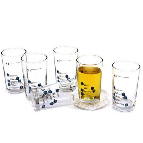 남박사 칼라 쏘맥잔 그린, 지름 67mm x ..., 6개 - 유리컵/맥주잔 | 쿠팡