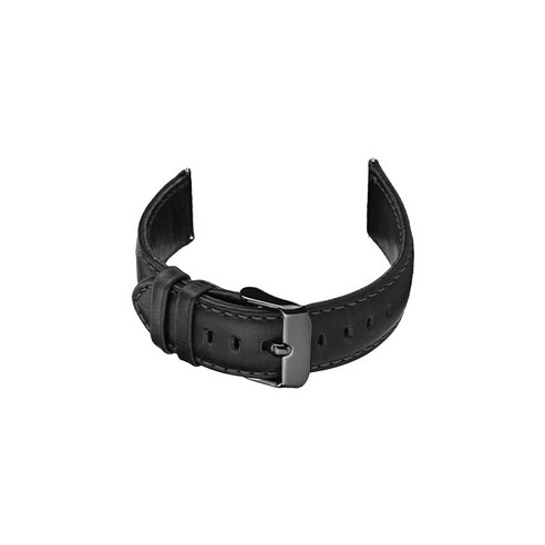 비쉐르 갤럭시S2 블랙 프론티어 레더 밴드 스트랩 (44mm 호환가능), 1개