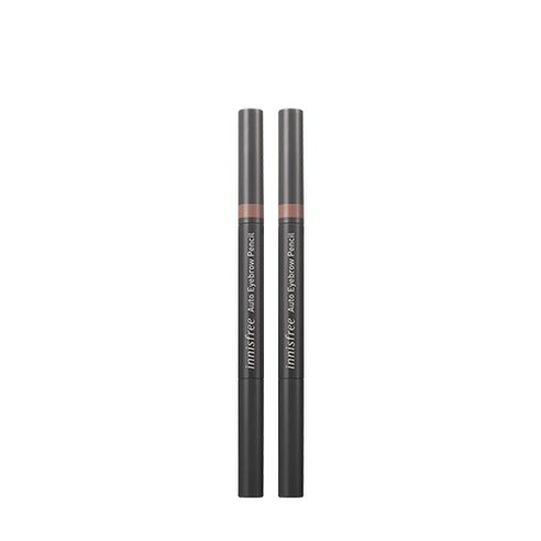 이니스프리 납작 아이브로우 펜슬 0.3g, 1호 석양에 핀 로즈 브라운, 2개