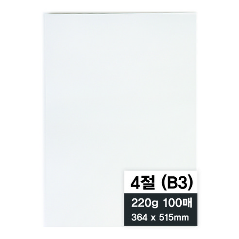 영아트 모조지 220g, 4절, 1개