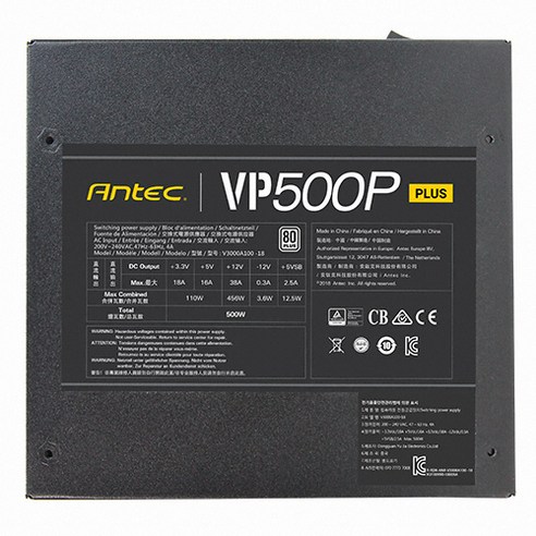 Antec 安鈦克VP500P PLUS 80PLUS 標準230V 歐盟ATX 酷澎- 天天低價，你的日常所需都在酷澎