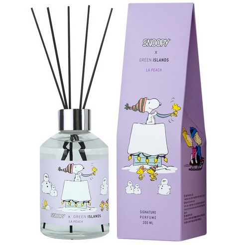 데일리콤마 스누피 디퓨저 200ml, 라피치 향, 1개