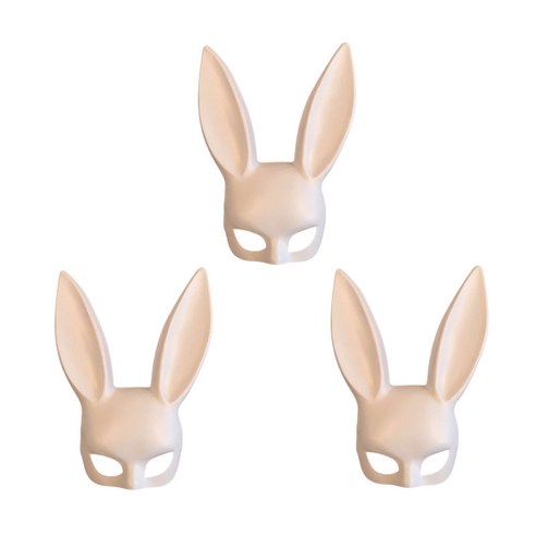 윰스 할로윈 토끼 반가면 3p, 매트화이트