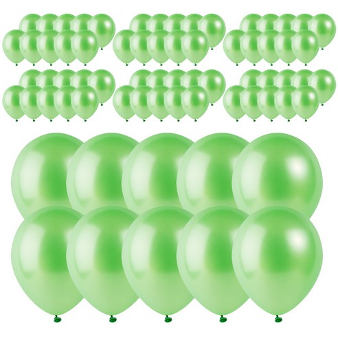 로켓풍선 30cm, 펄 라이트그린, 200개