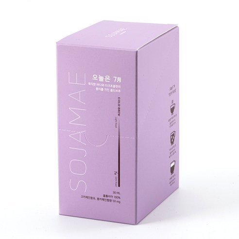 소자매 오늘은 7월 콜드브루 더치커피, 30ml, 10개입, 1개