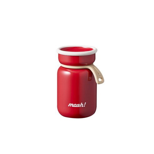 모슈 라떼 미니 보온보냉 텀블러, 레드, 120ml