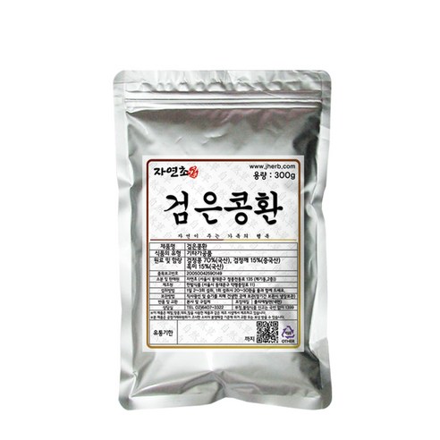 자연초 검은콩환, 300g, 1개