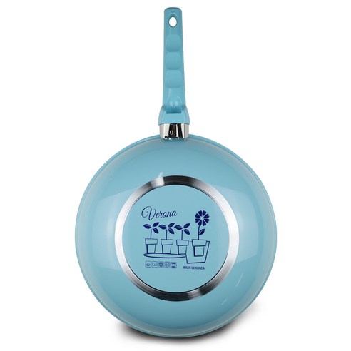 베로나 항균 궁중팬 스카이블루, 28cm, 1개
