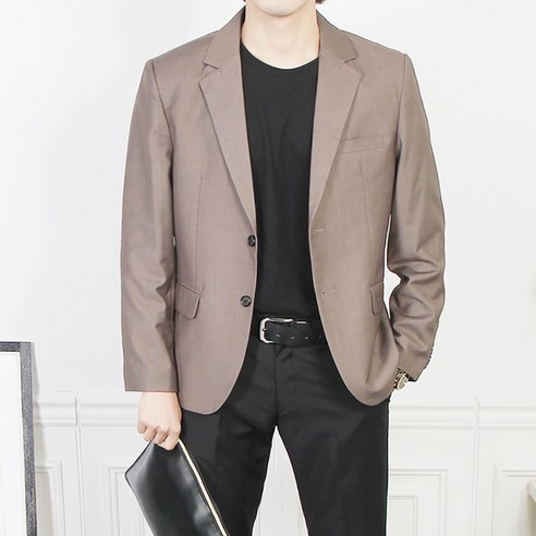 더마인드 남성용 베이직 스판 자켓