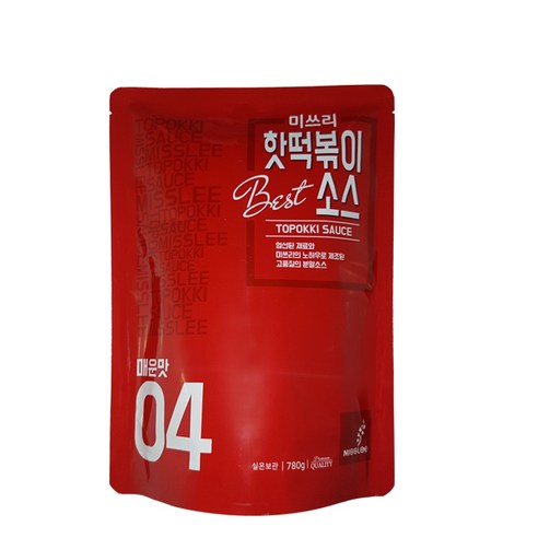 미쓰리 핫 떡볶이소스 04 매운맛, 780g, 1개