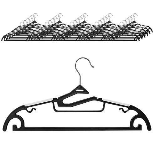 가쯔 멀티 회전고리 논슬립 옷걸이, 화이트, 120개