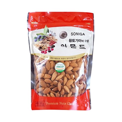 소니가 황토가마 아몬드, 500g, 1개