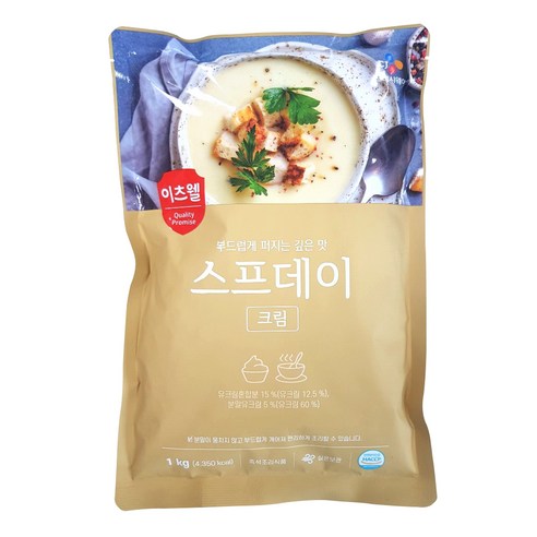 이츠웰 크림스프 데이, 1kg, 1개