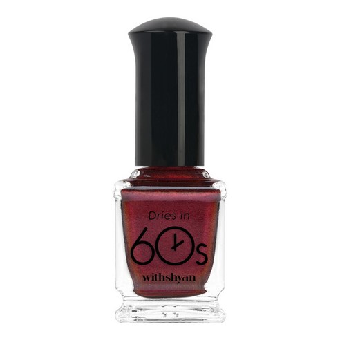 위드샨 60초 매니큐어 유광 9ml, M56 벨벳로즈, 1개