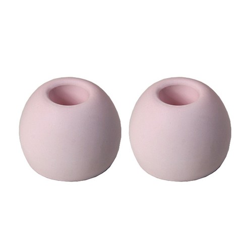 심플한 규조토 칫솔꽂이 원형, 핑크, 2개