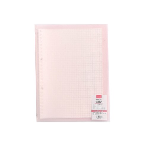 콩 K office 컬러반투명 모눈노트, 핑크