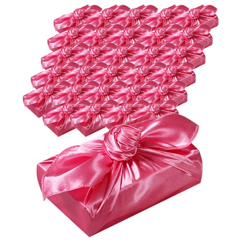 통샵 공단 보자기 45 × 45 cm, 꽃분홍, 30개