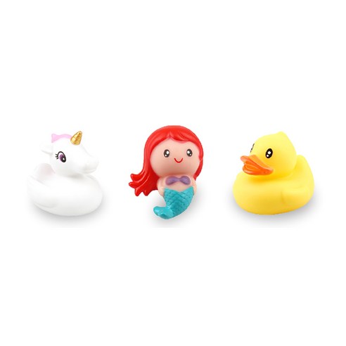 레츠토이 LED 목욕놀이 친구들 장난감, A타입(유니콘, 인어, 오리)