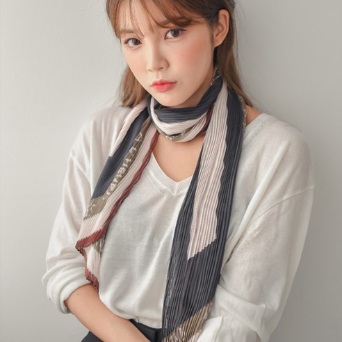 코코드림 까르지에 주름 롱스카프