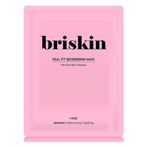 브리스킨 리얼 핏 세컨드스킨 마스크팩 수분집중, 1개입, 1개