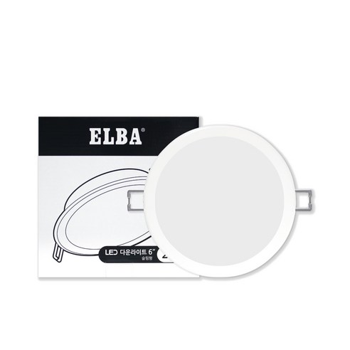 ELBA LED 다운라이트 매입등 20W 주광색 100mm