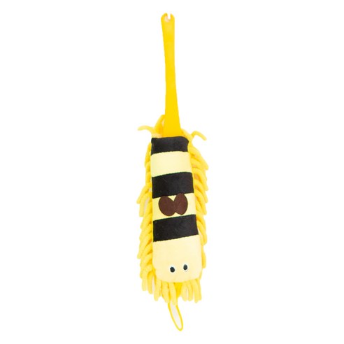 한림리빙 동물 휴대용 먼지털이개, 꿀벌(Yellow), 1개