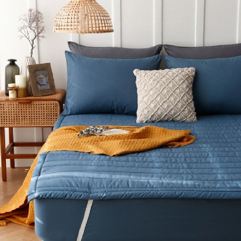 아망떼 뉴데이즈 세미마이크로 침대패드, DUST BLUE