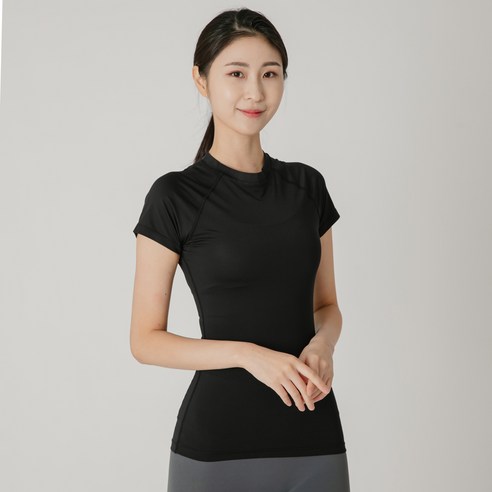 벨라니즈 여성용 요가 상의 반팔티 2p
