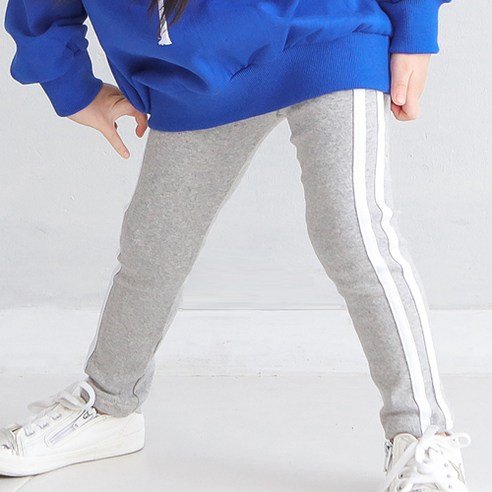 아동용 에이드 줄무늬 레깅스
