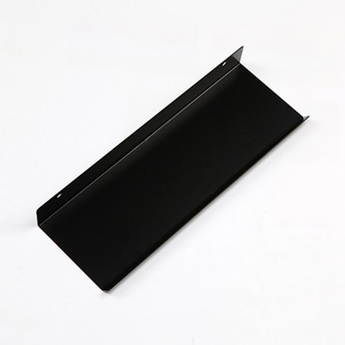 타공판 스틸선반 미니 20cm + 나무벽 악세서리, 1세트, 블랙(선반)