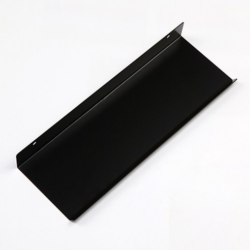 타공판 스틸선반 중 50cm + 나무벽 악세서리, 1세트, 블랙(선반)