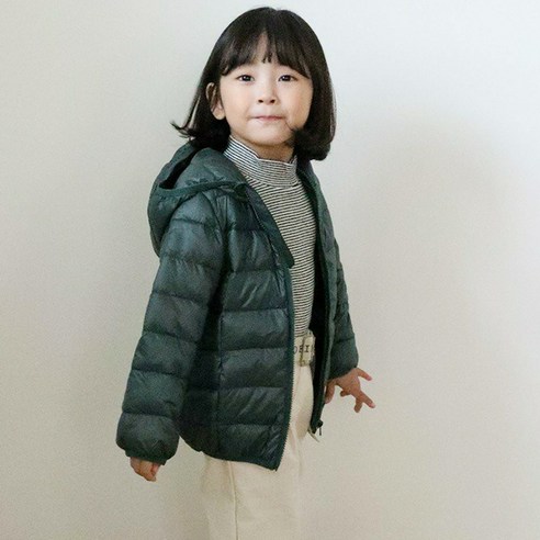 느엘 유아동용 오리털 경량패딩